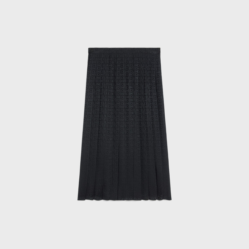 CELINE PAJAMA SKIRT IN SHINY MATTE SILK outlook