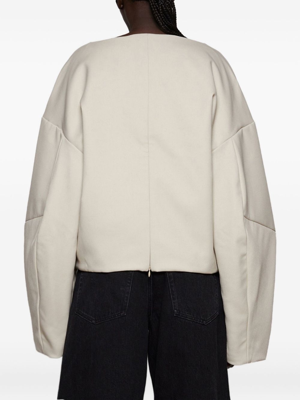 boat-neck sweatshirt - 5
