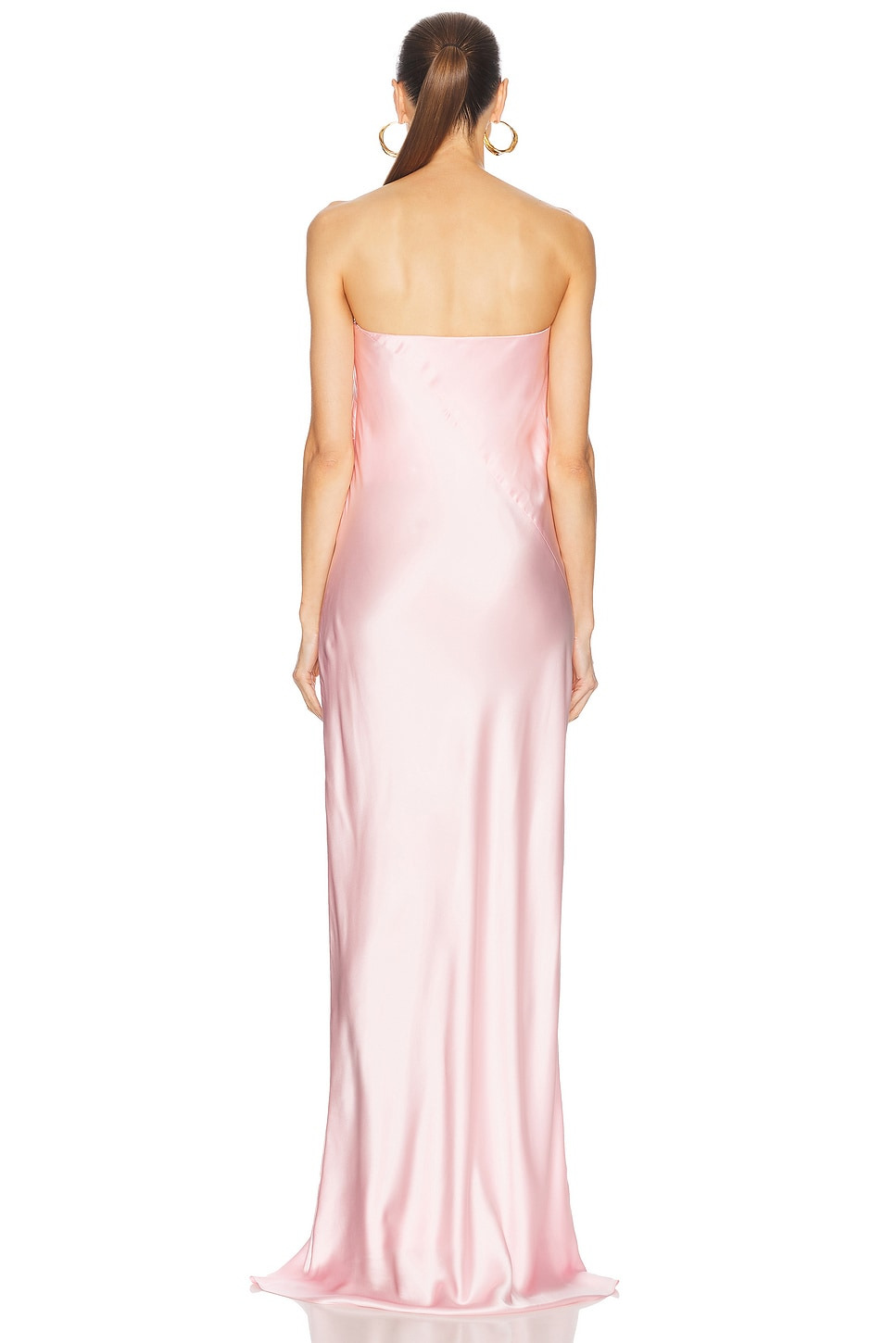 Draped Strapless Gown - 4
