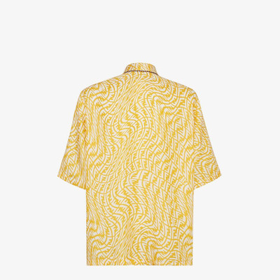 FENDI Yellow silk shirt outlook