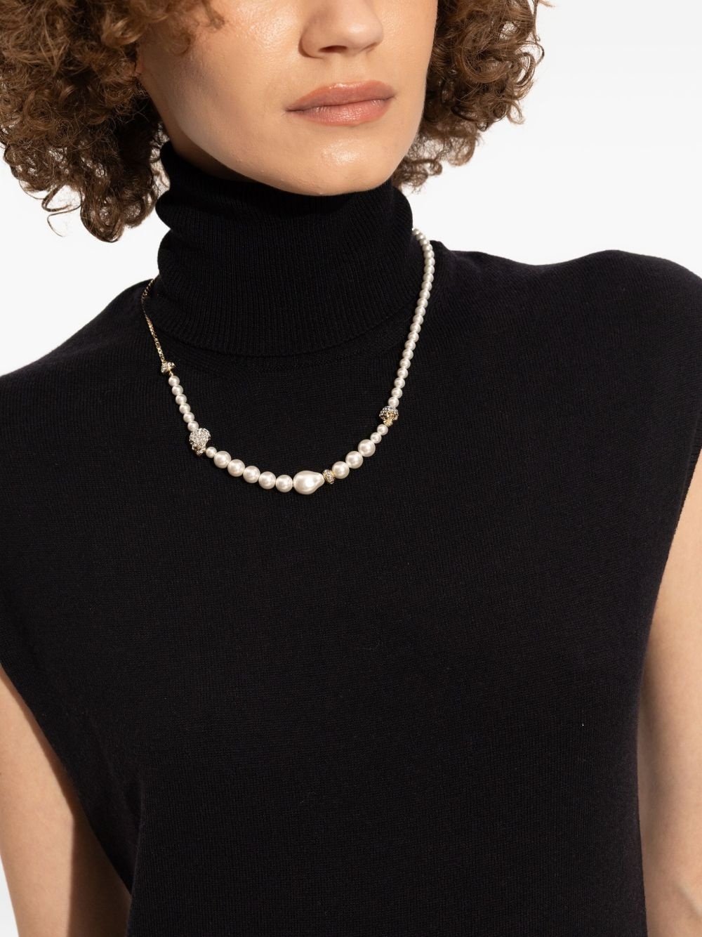 crystal-embellished necklace - 2
