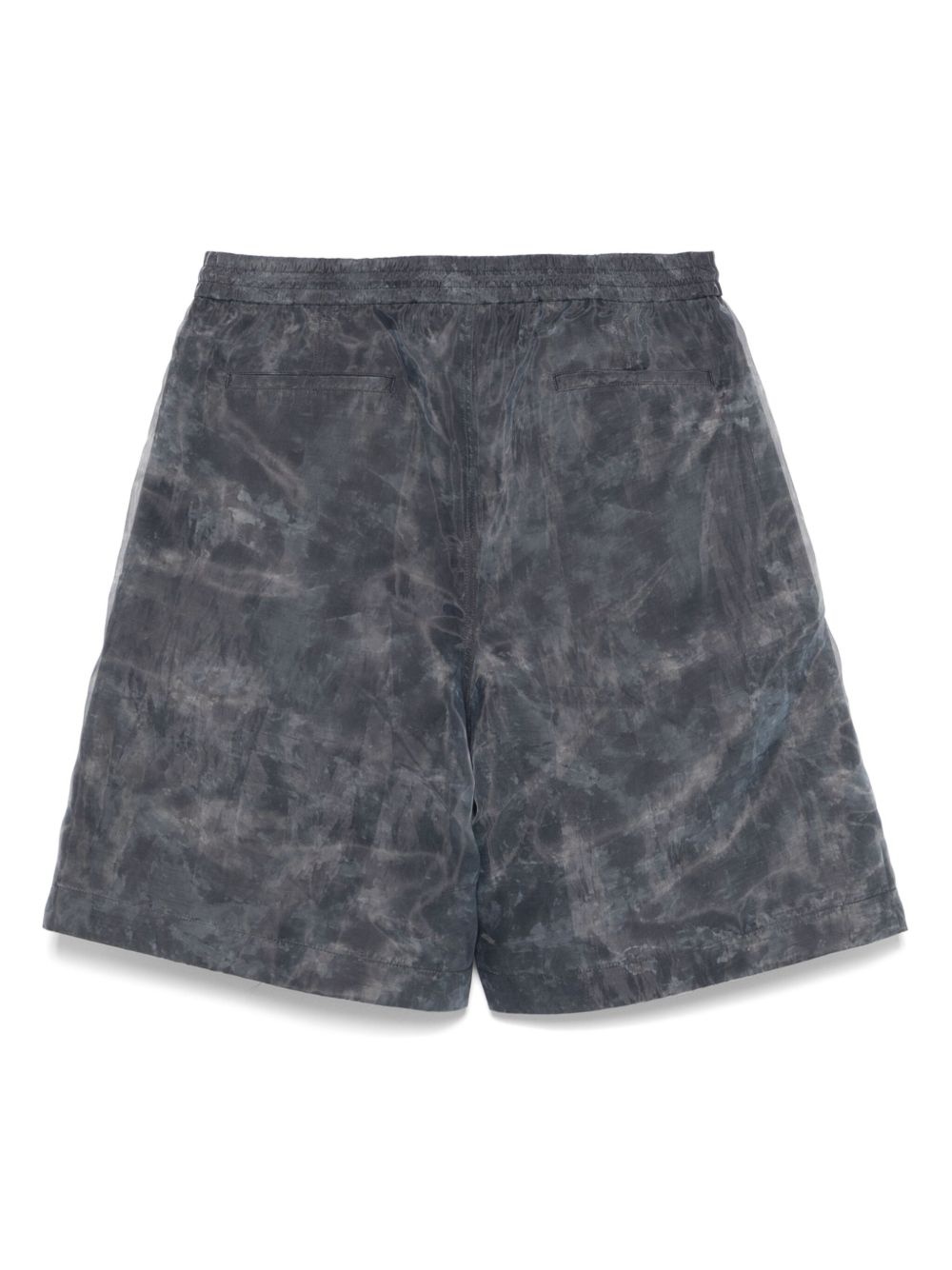 organza-overlay shorts - 2