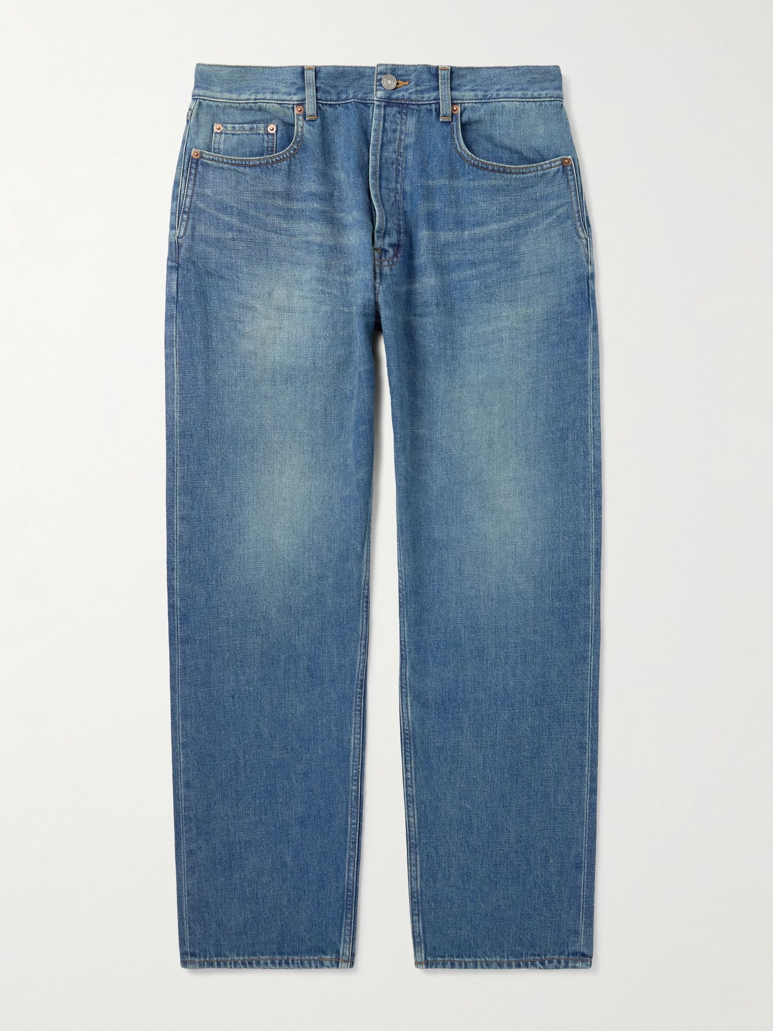 Mick Straight-Leg Jeans Blue - 1