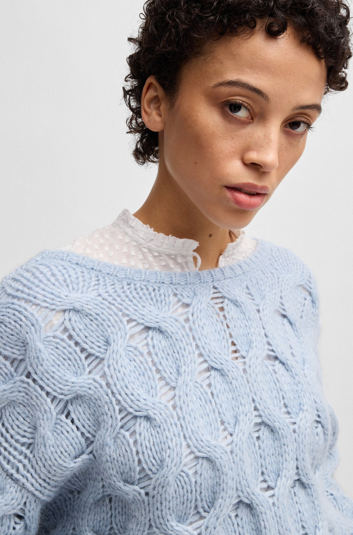 REVERSIBLE SWEATER IN AN OVERSIZE FIT - 5