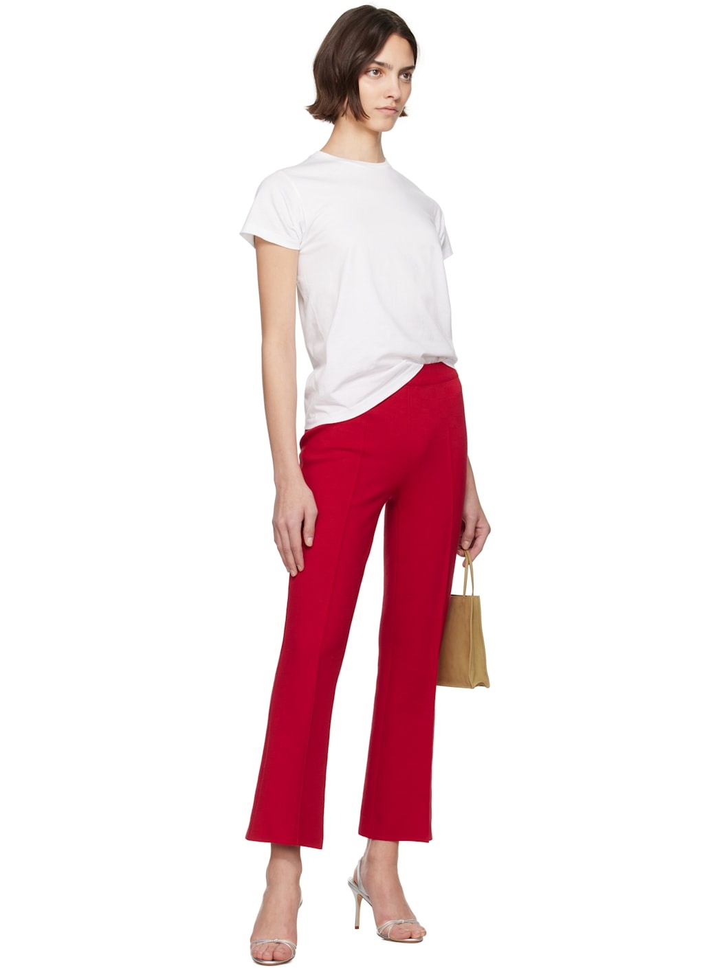 Red Kick Trousers - 4