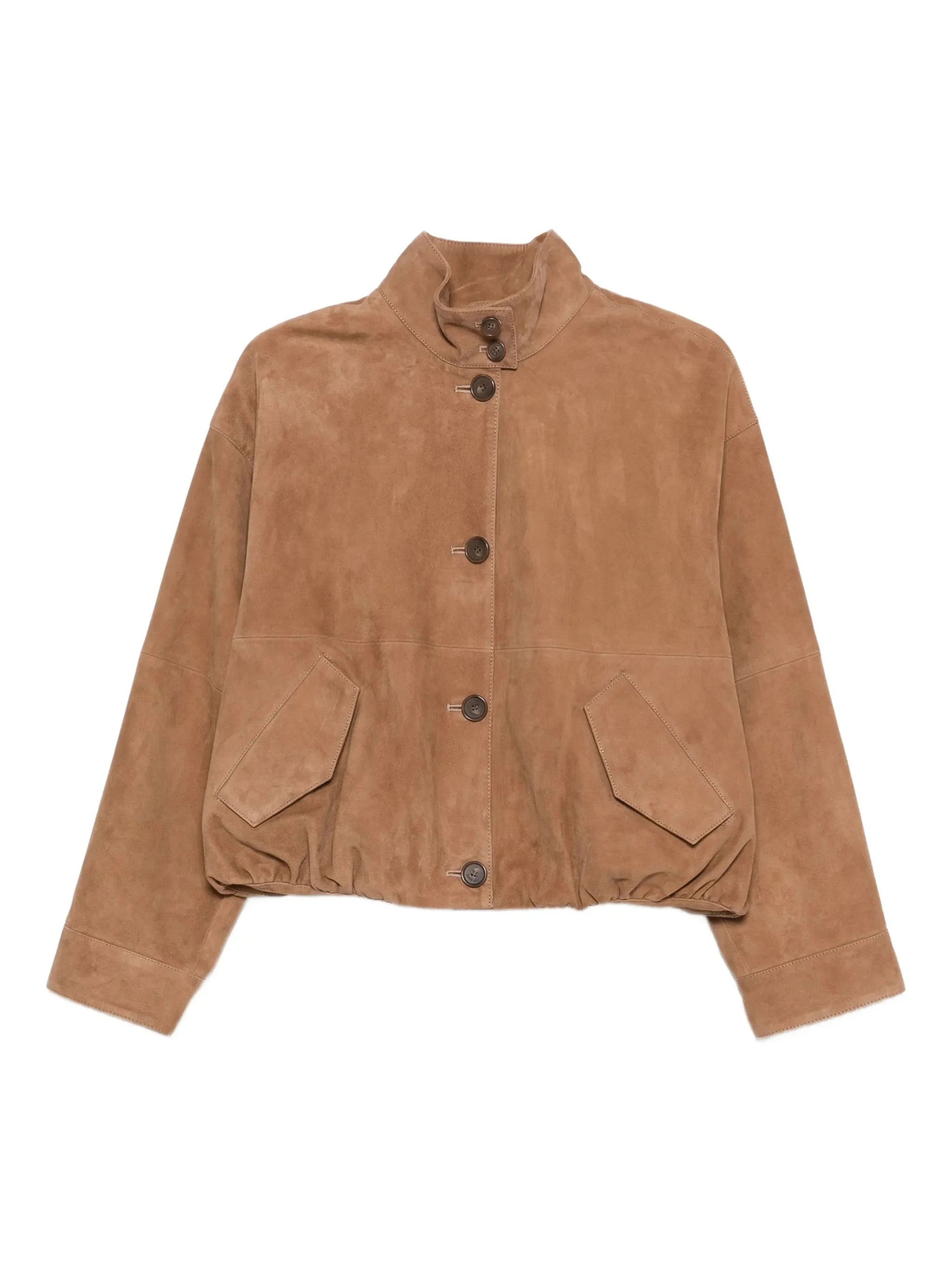 button suede jacket - 1