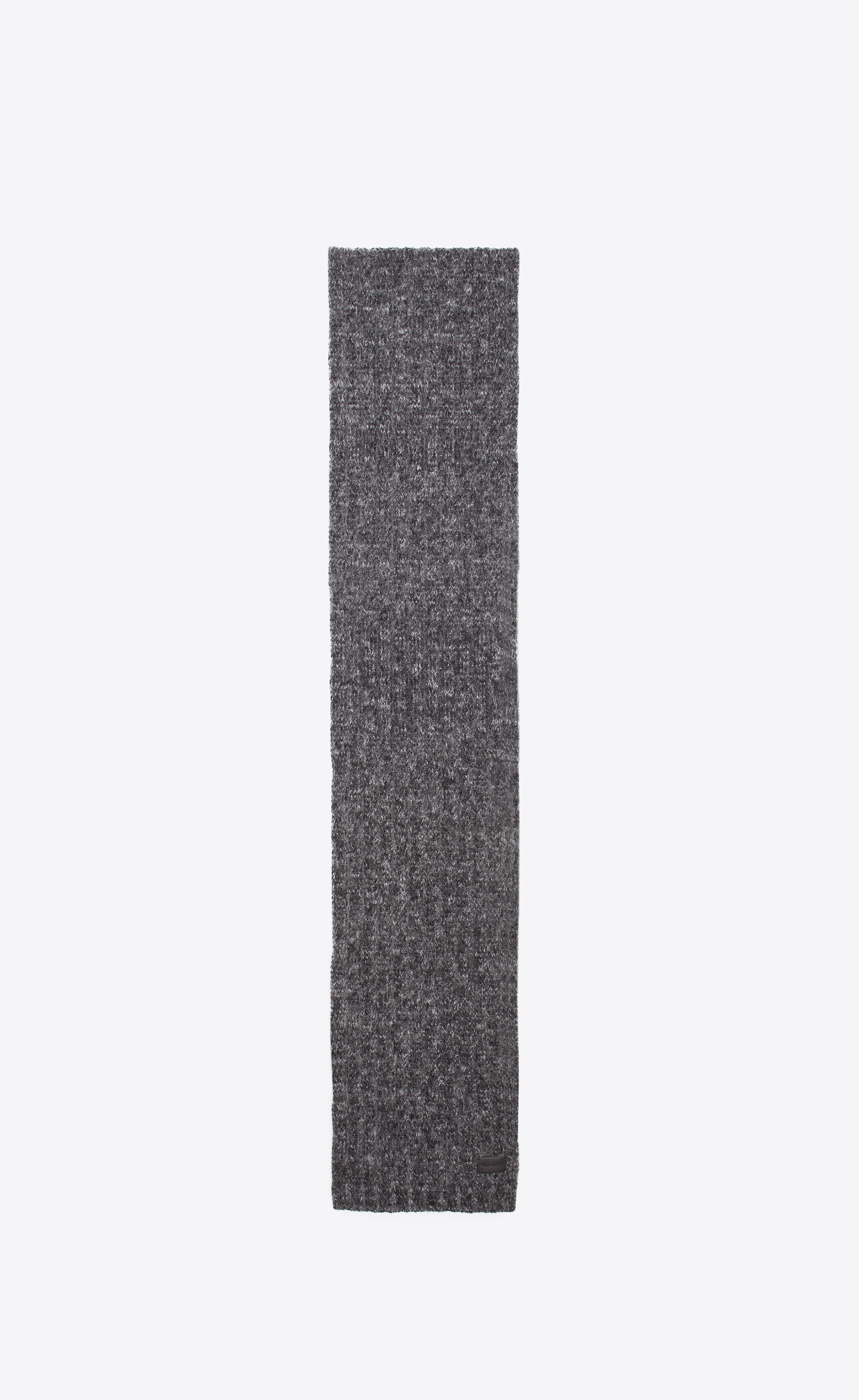 Ribbed Wool-Blend Scarf - 1