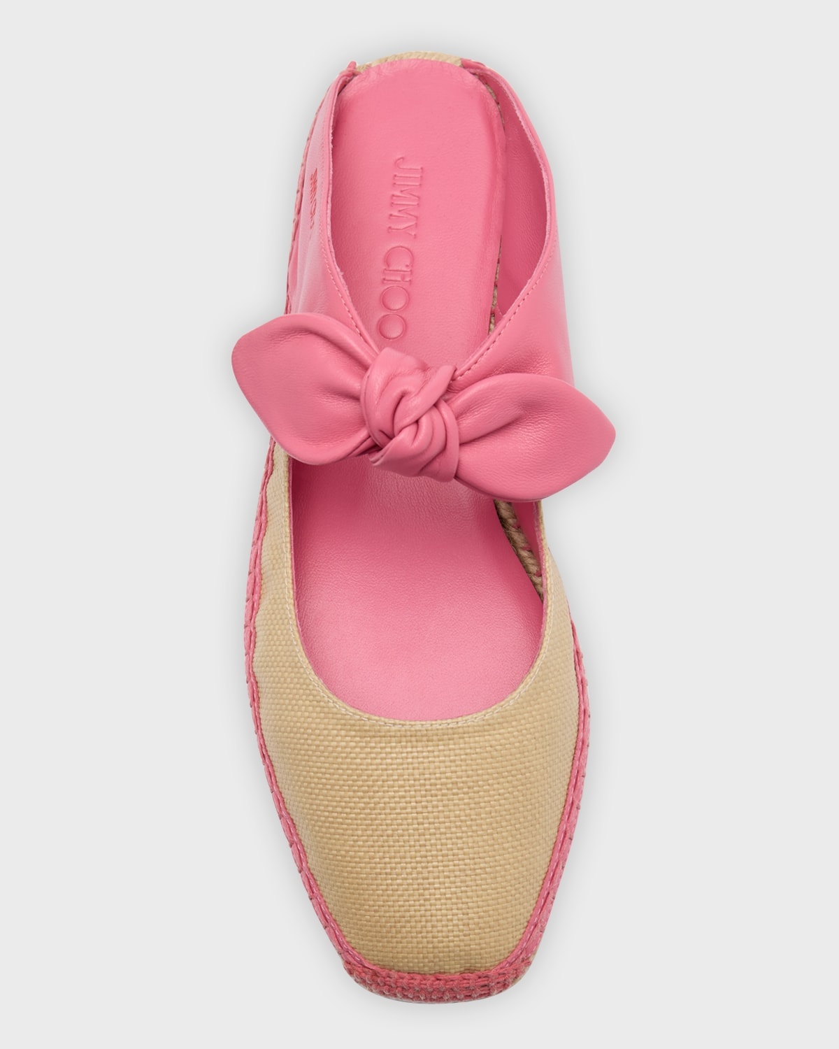 Reka Knotted Bow Espadrille Mules - 5