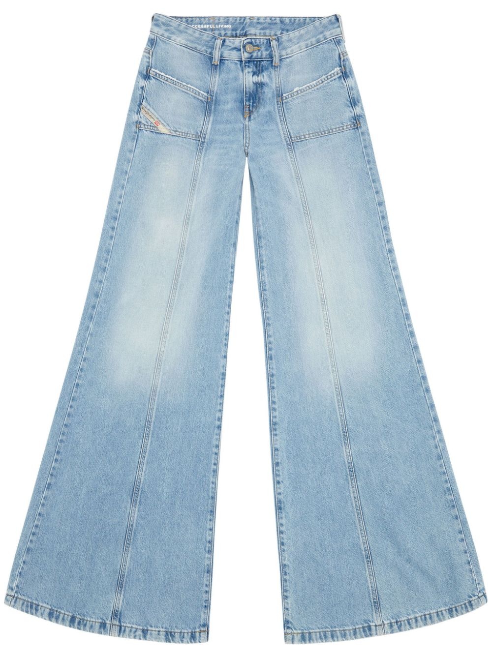 D-Akii mid-rise flared jeans - 1