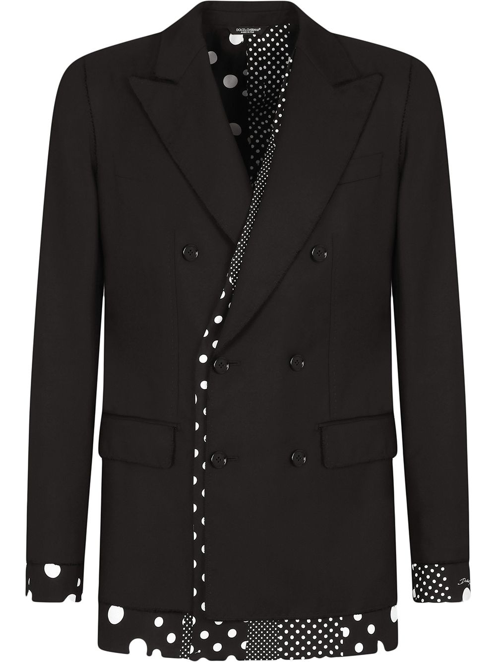 button-front blazer - 1