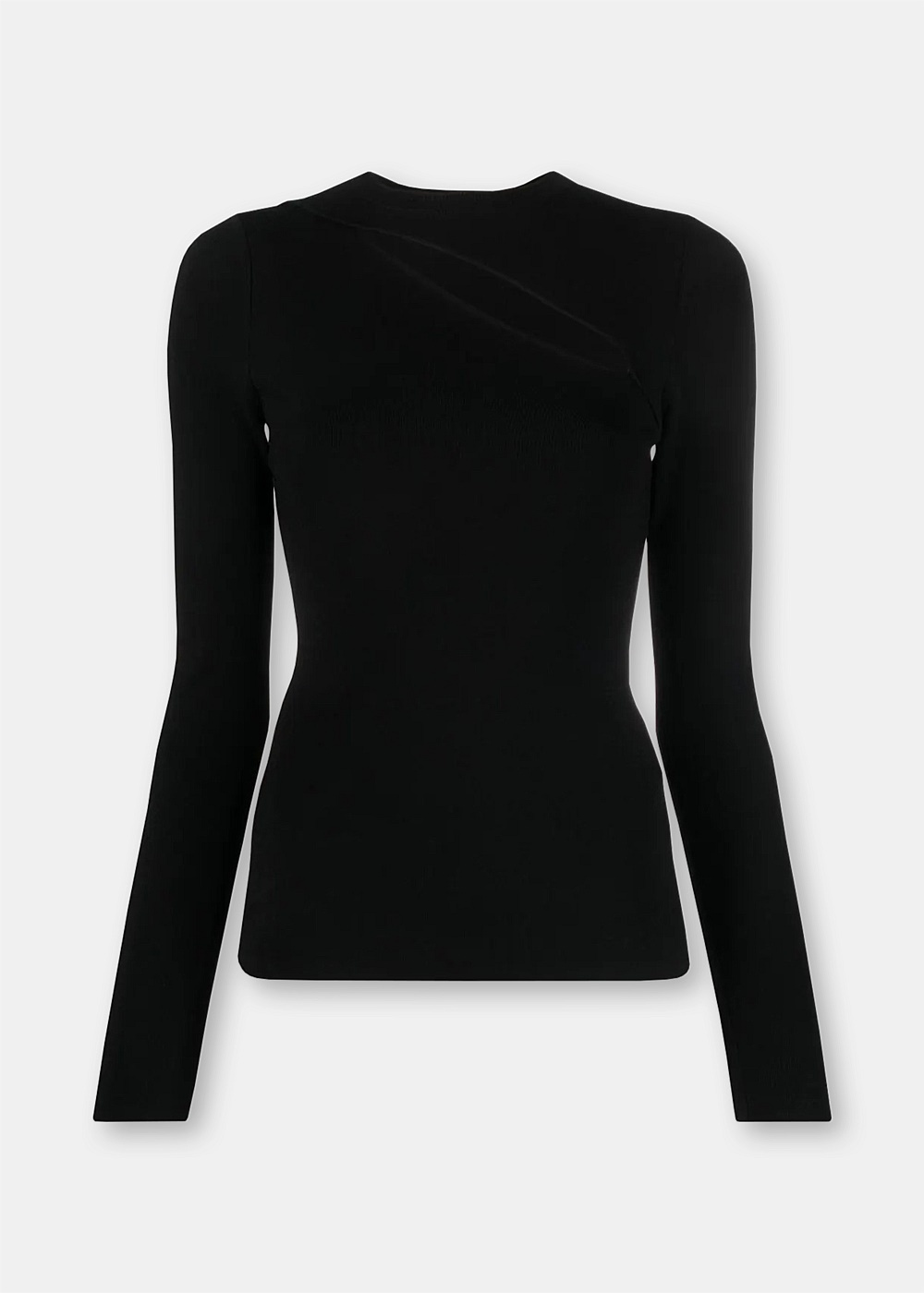 Black Asymmetrical Top - 1