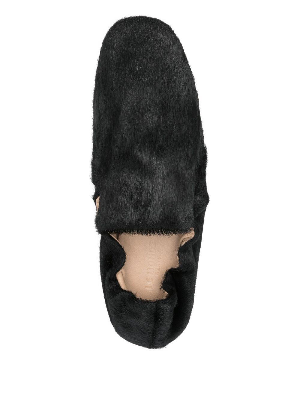 fur-trimmed loafers - 4