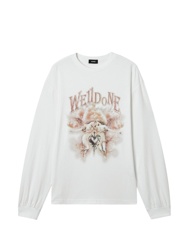 long-sleeve graphic T-shirt 1
