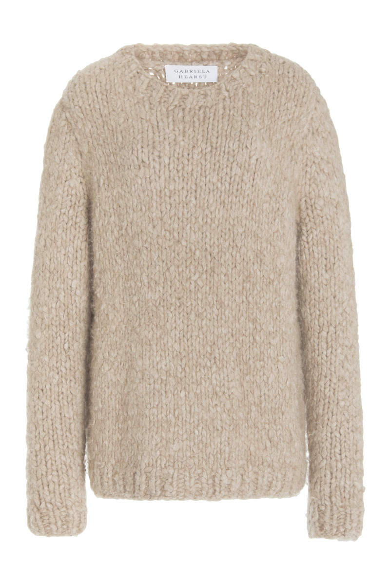 Lawrence Knit Sweater in Oatmeal Welfat Cashmere - 1