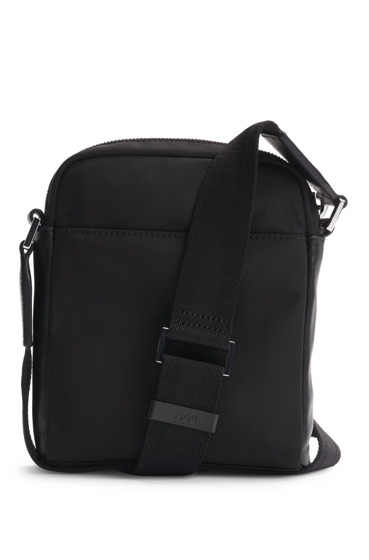 REPORTER BAG WITH LOGO LETTERING AND DETACHABLE STRAP - 2