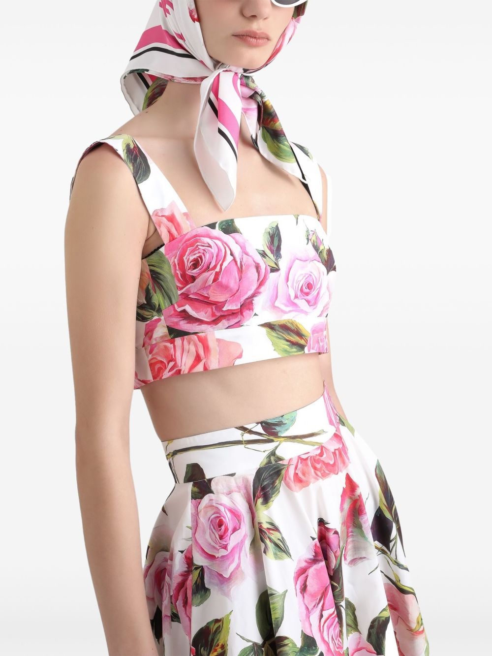 Floral crop top - 4