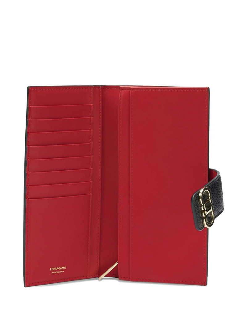FERRAGAMO CONTINENTAL GANCINI WALLET IN NAPPA LEATHER outlook