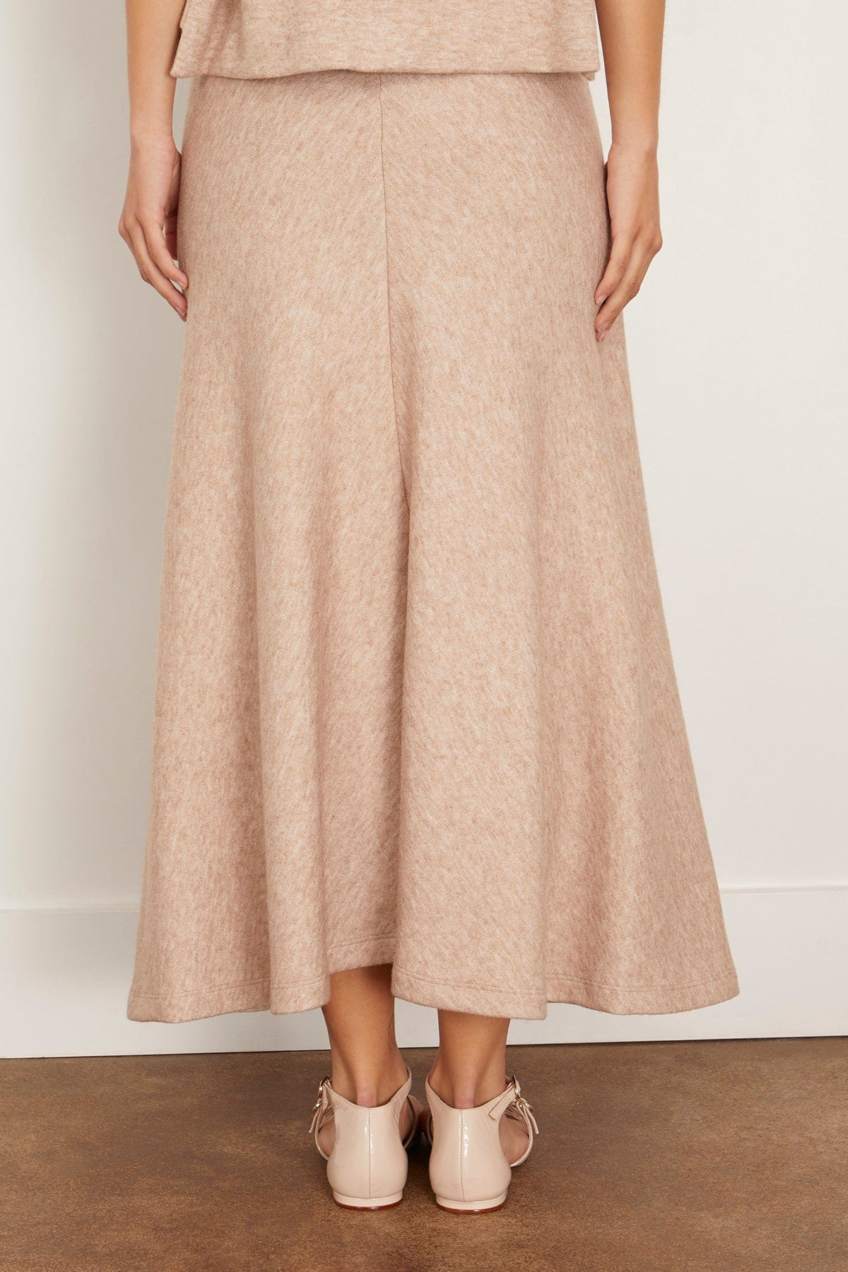 Flared Skirt in Beige - 6