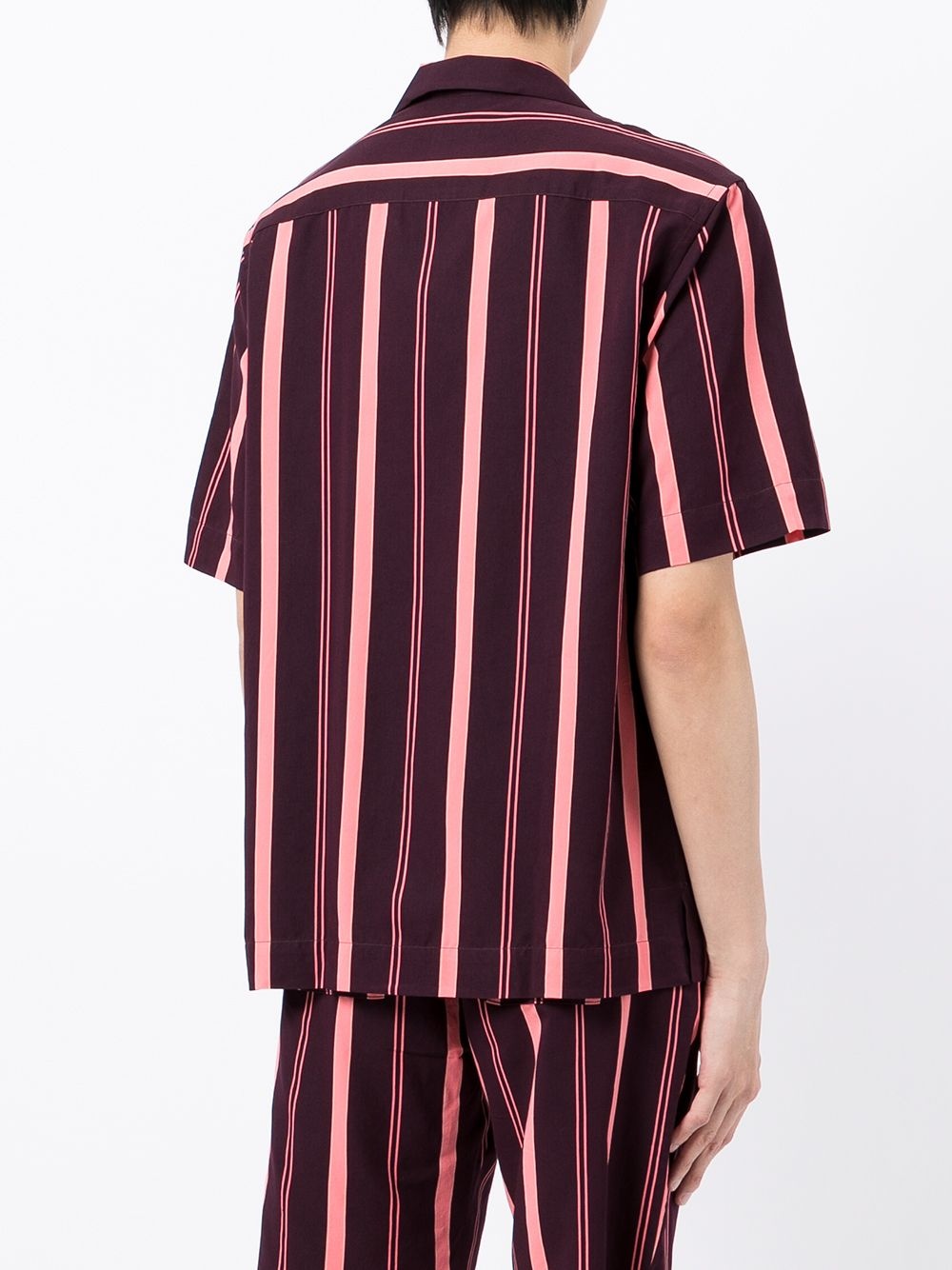 striped short-sleeve shirt - 4