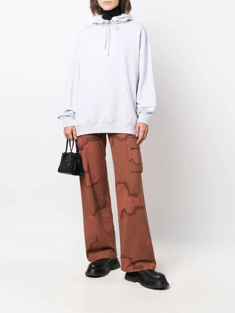 MSGM logo-print hoodie outlook