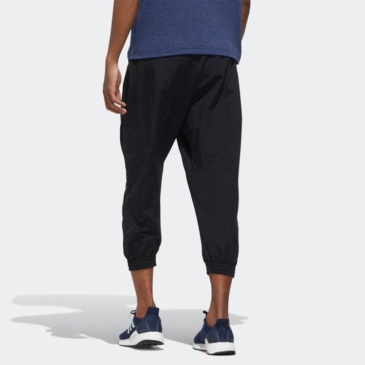 Men's adidas Mh 3S 7/8 Pt Sports Stylish Cropped Pants/Trousers Asia Edition Black FM5464 - 2