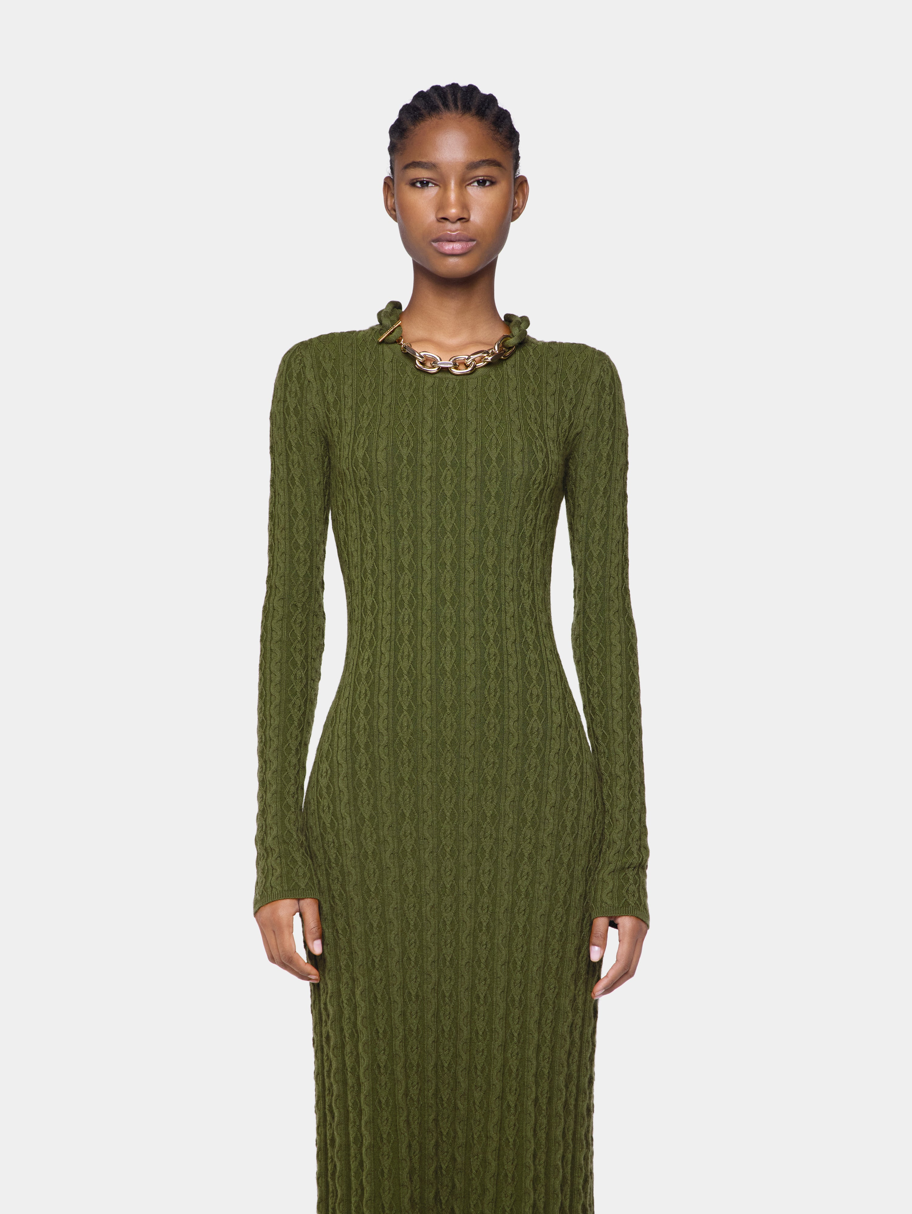 LONG DRESS IN WOOL - 4