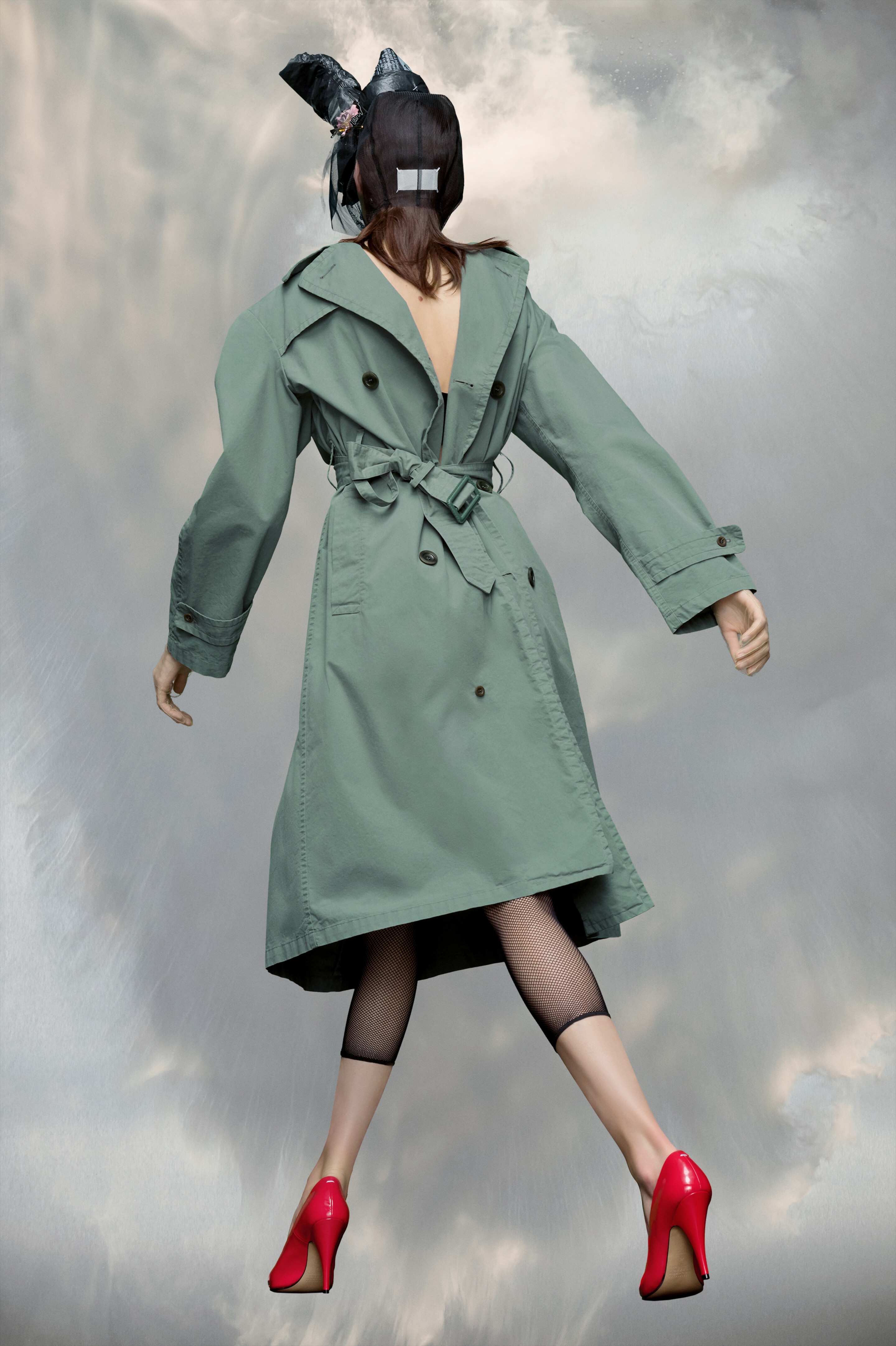 Double-breasted trench coat - 5