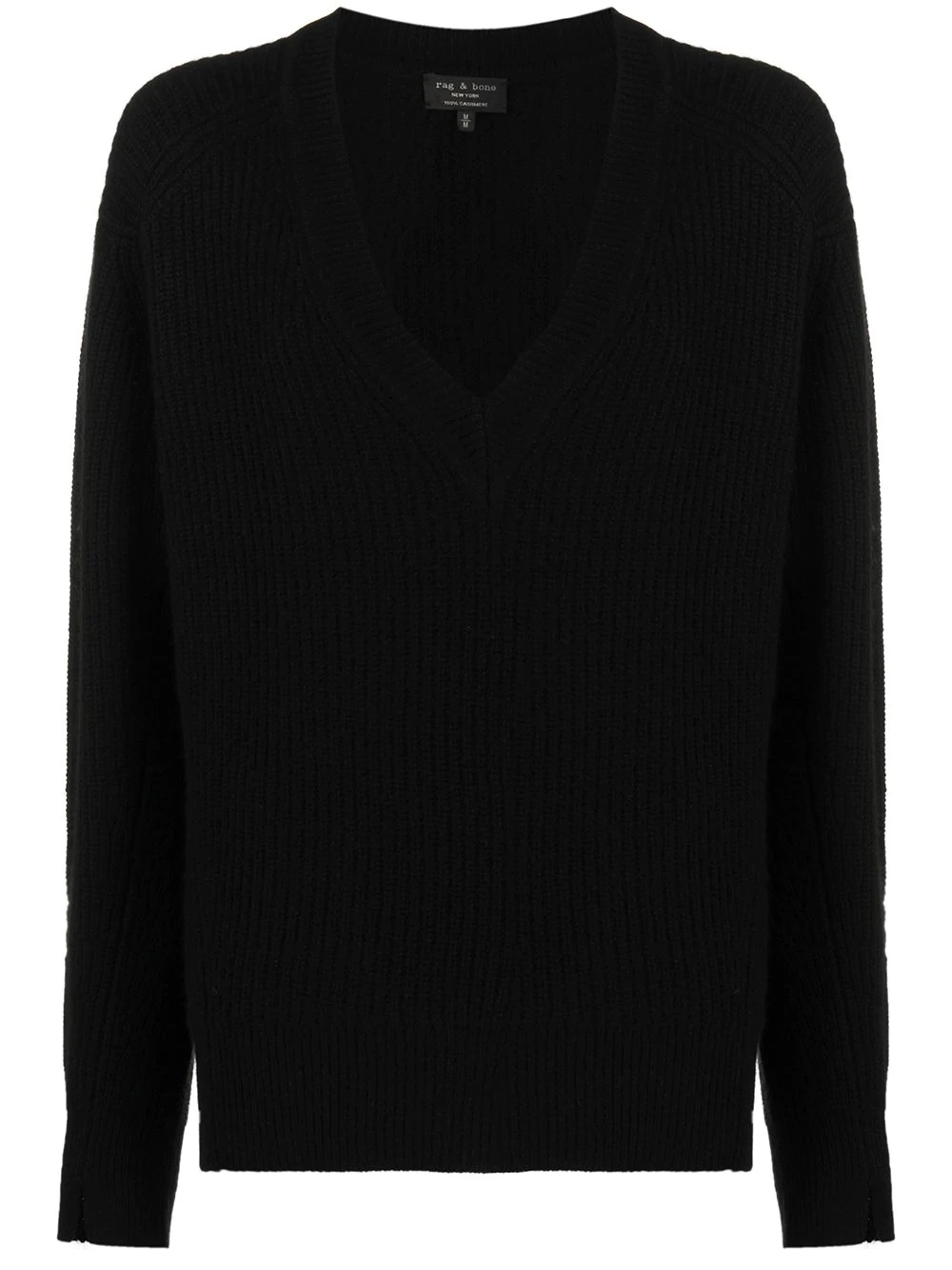 v-neck cashmere jumper - 1