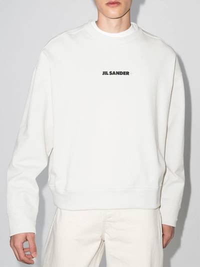 Jil Sander logo-print jumper outlook