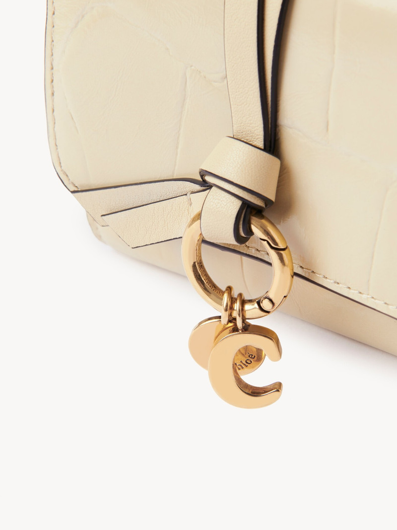 SMALL ALPHABET TRI-FOLD IN CROCO-EFFECT LEATHER 5