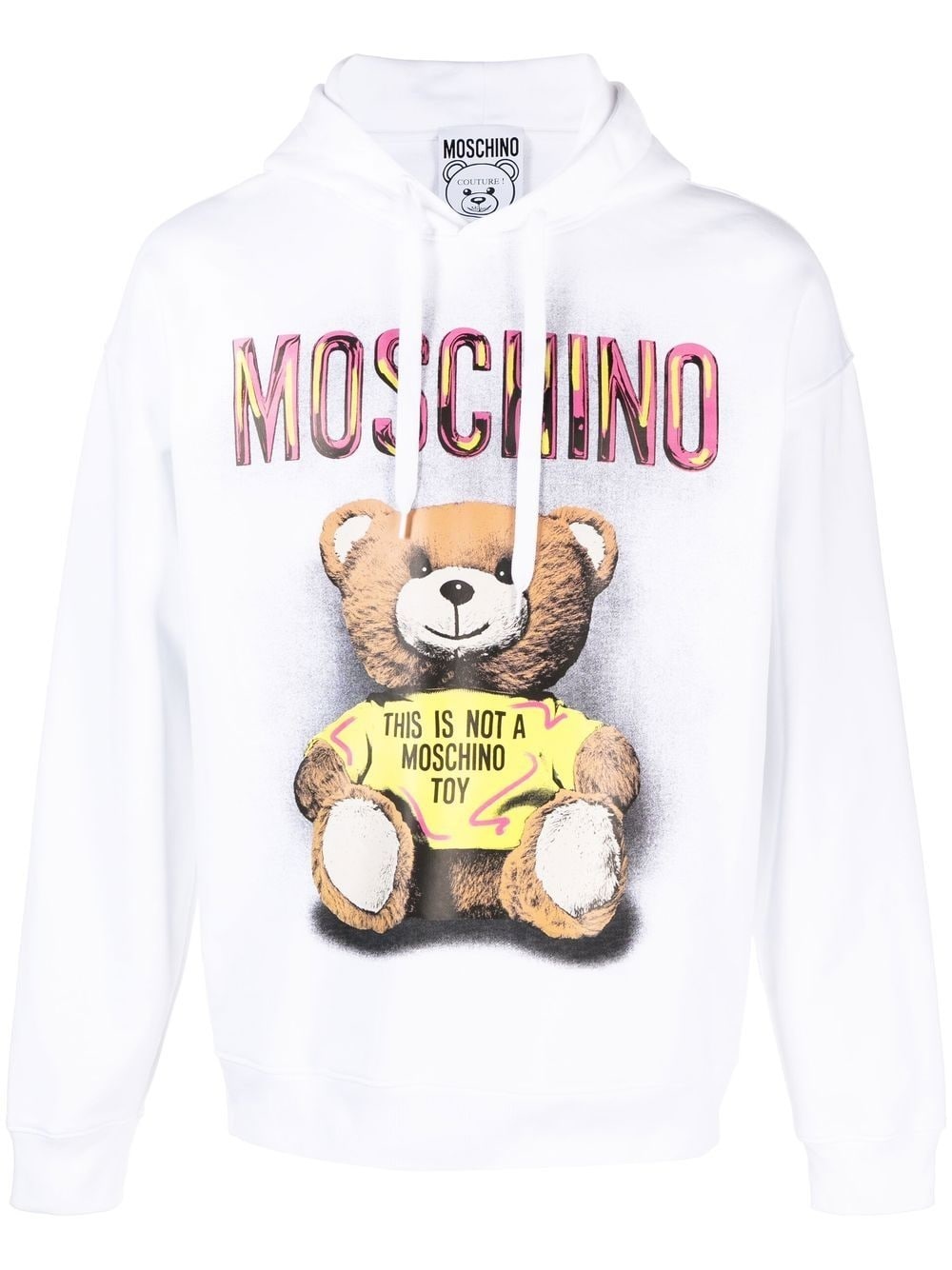 Teddy graphic-print hoodie - 1