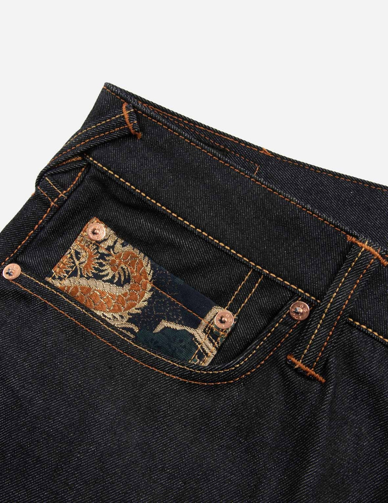 BROCADE AND SEAGULL MULTI-POCKET CARROT FIT JEANS #2017 10