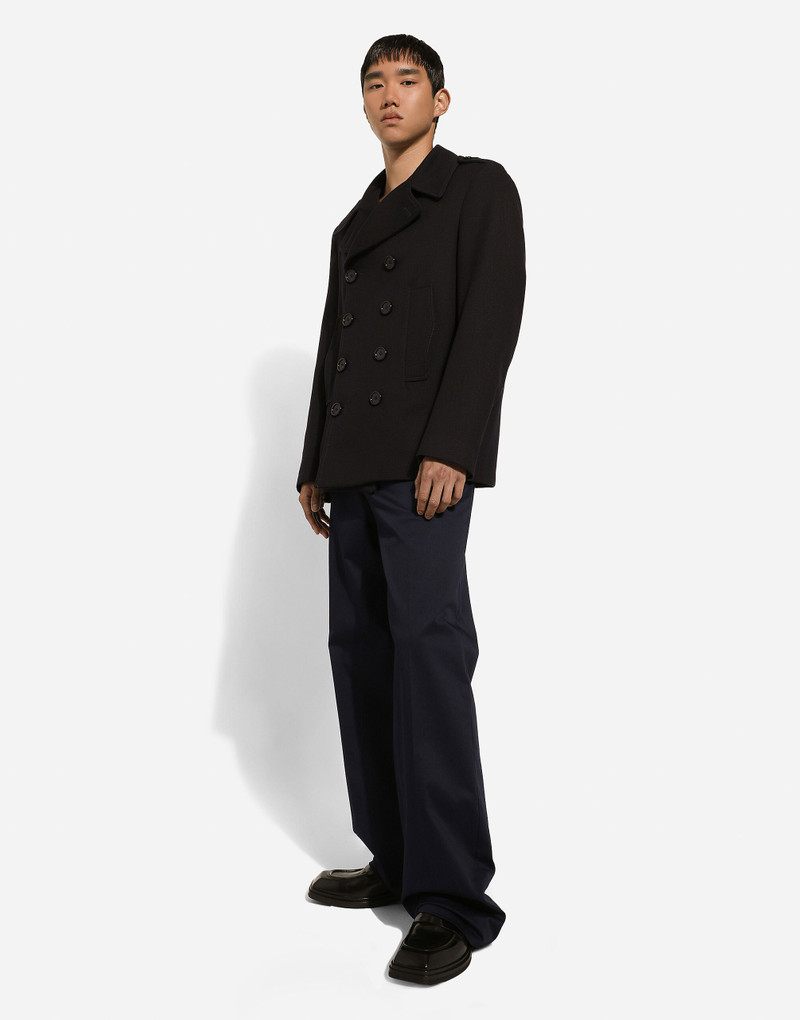 Boat-neck sweater in virgin wool 6