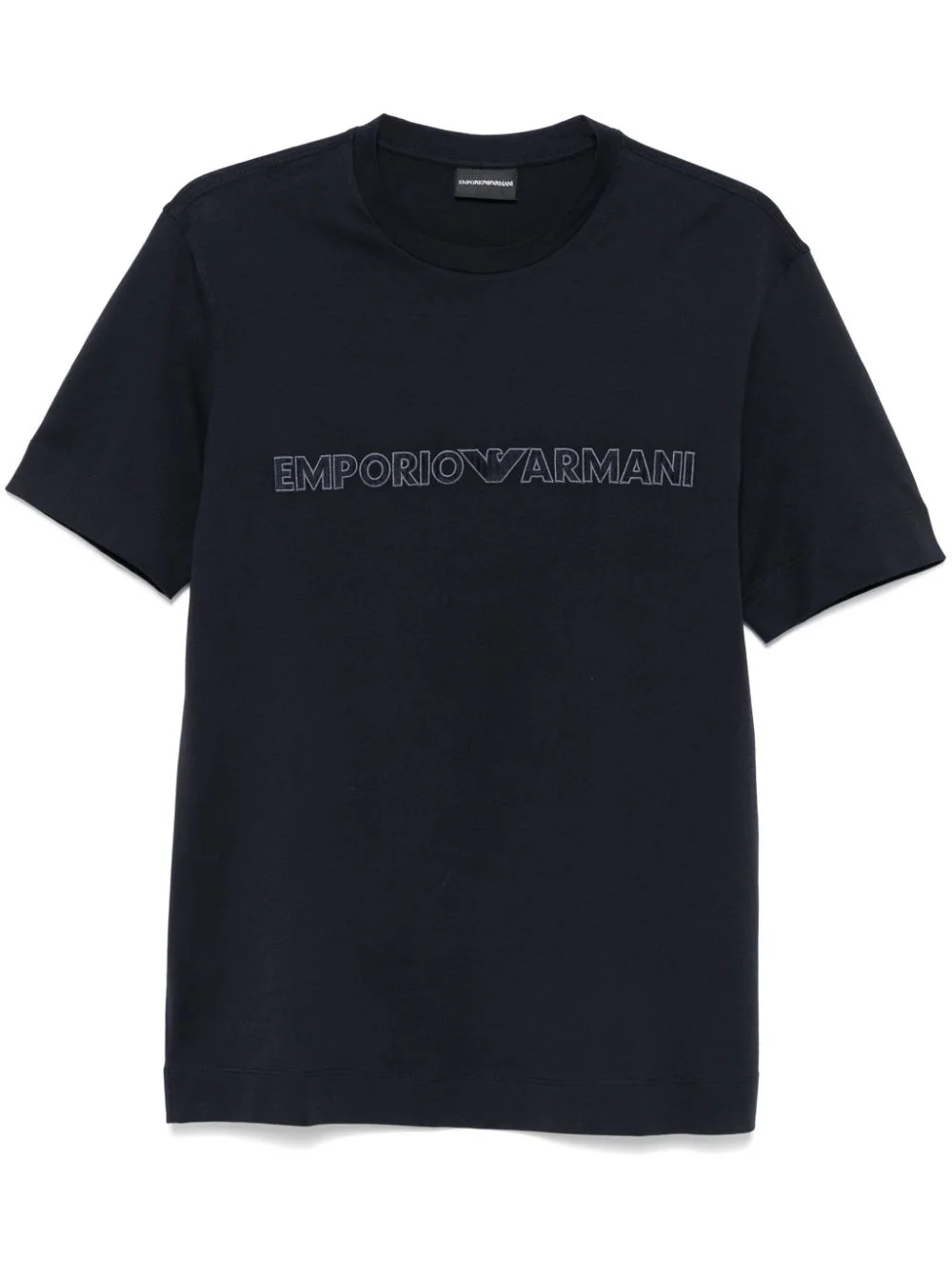 logo-embroidered T-shirt - 1