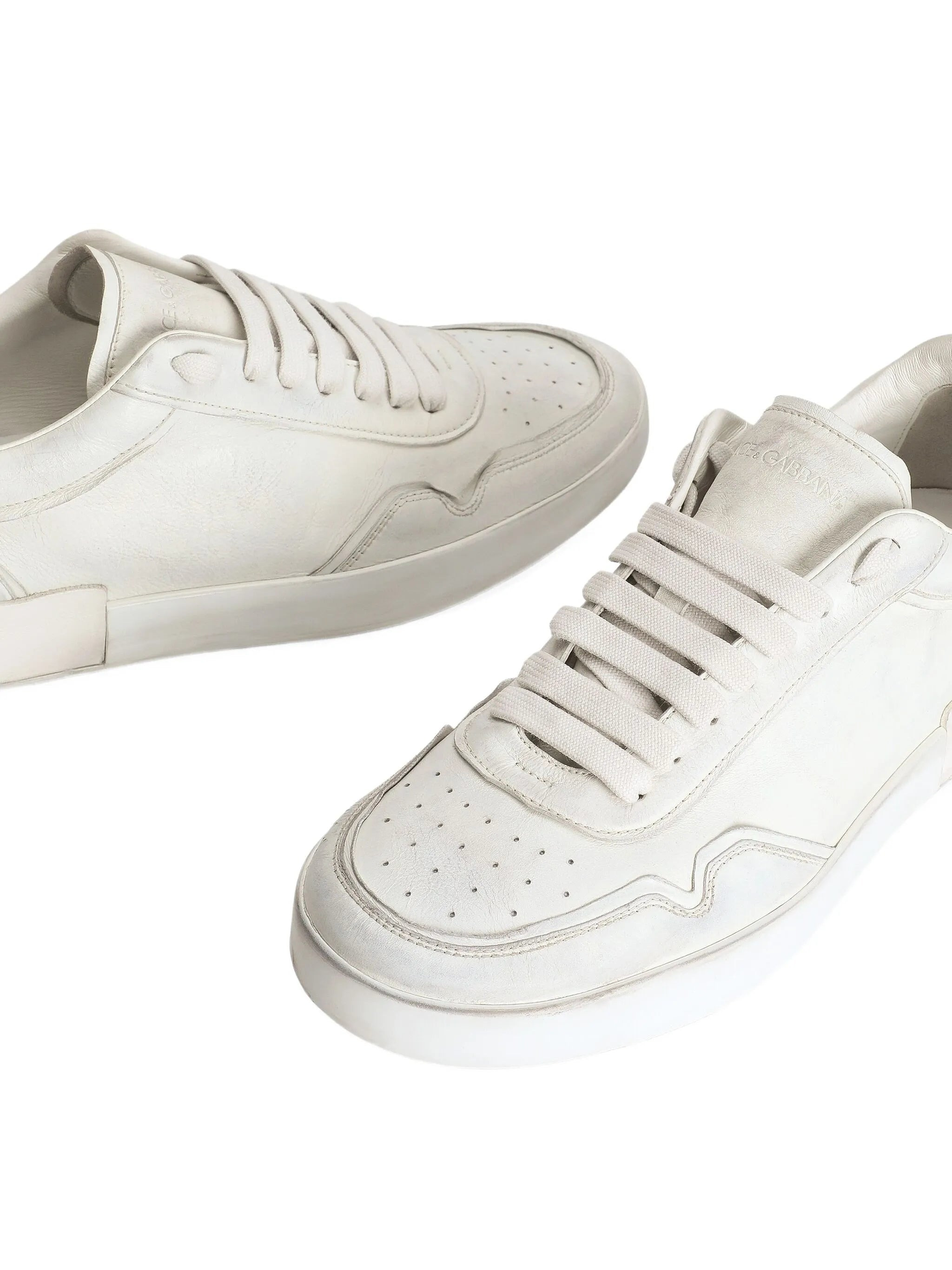 Dolce & Gabbana Portofino Leather Lace-up Trainers - 3