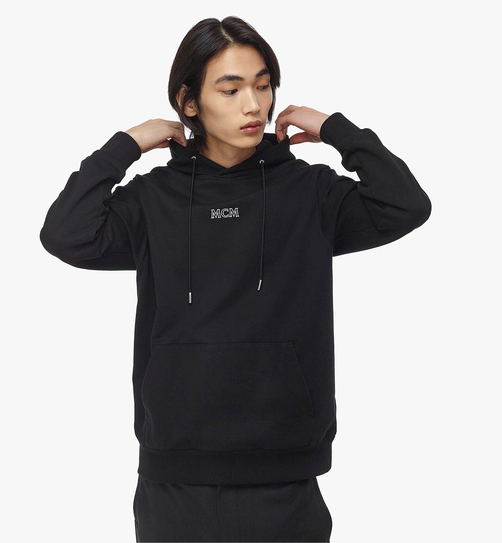 Men’s MCM Essentials Logo Hoodie in Organic Cotton - 5