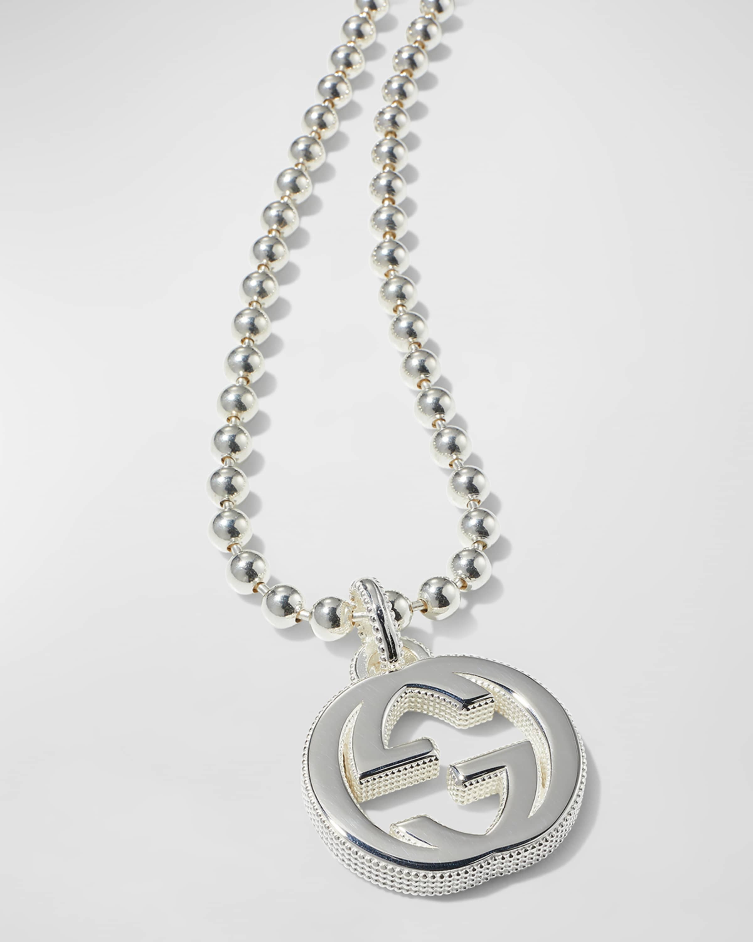 Men's Interlocking GG Pendant Necklace - 3