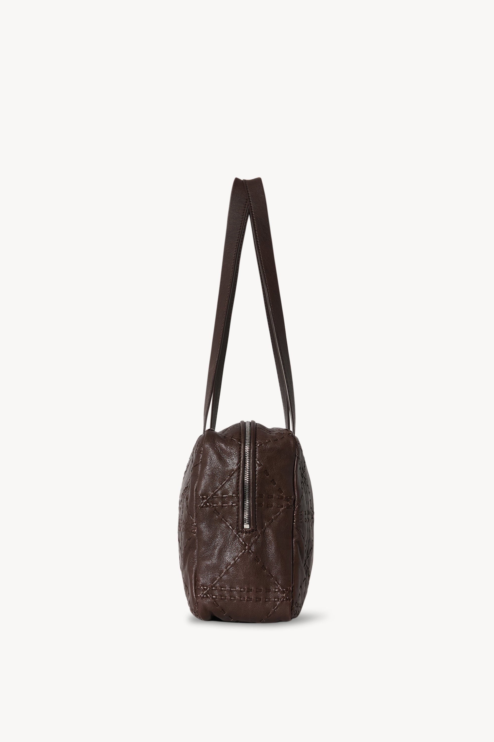 Astra Bowling Bag in Embroidered Leather - 3