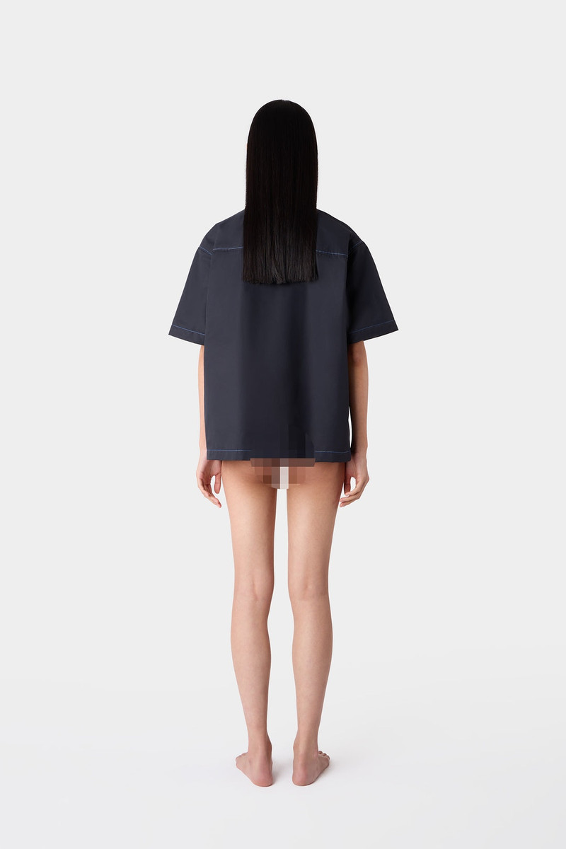 SHORTSLEEVE SHIRT / dark blue 8