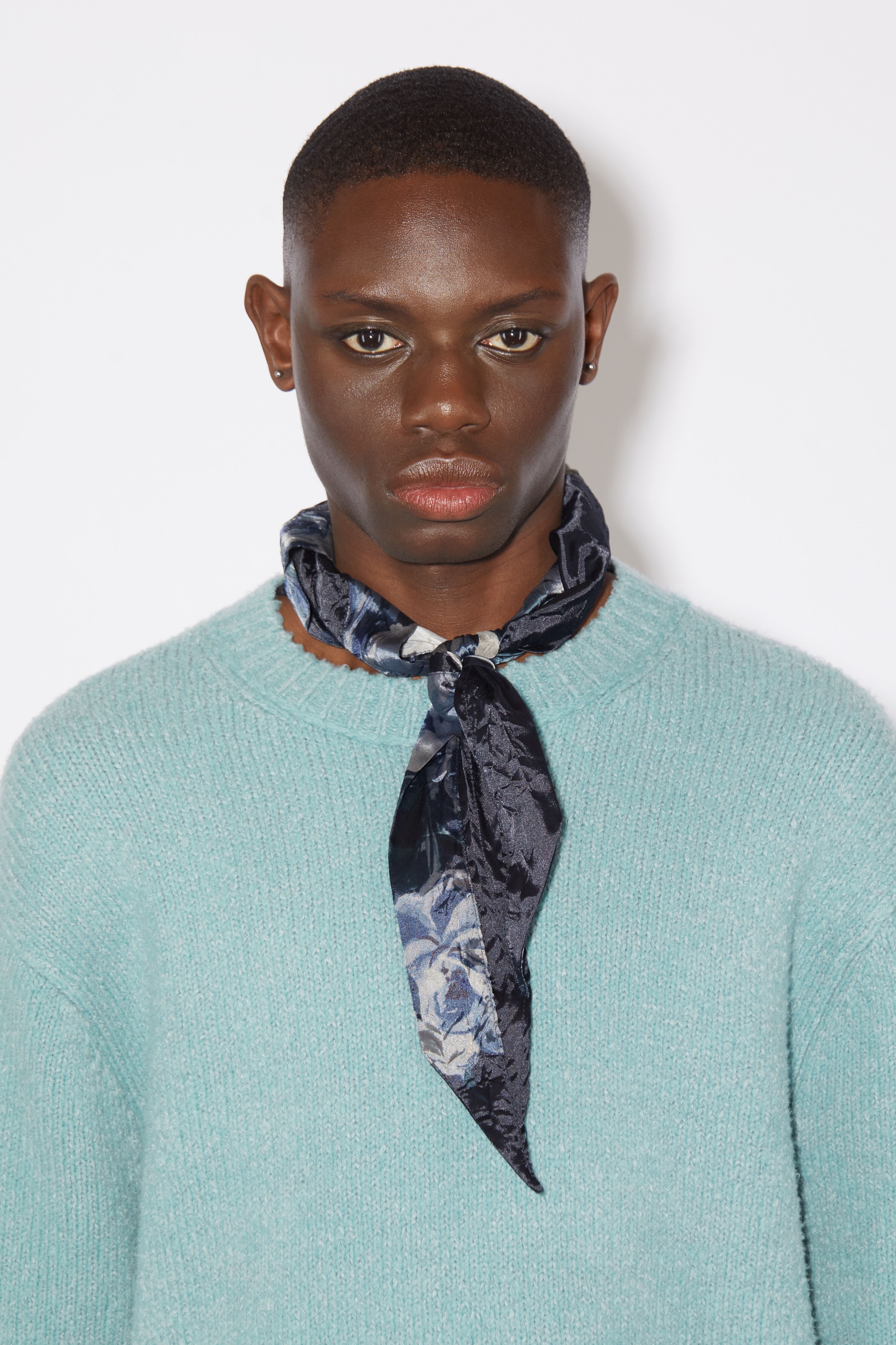 Wool blend jumper - Mineral blue - 5