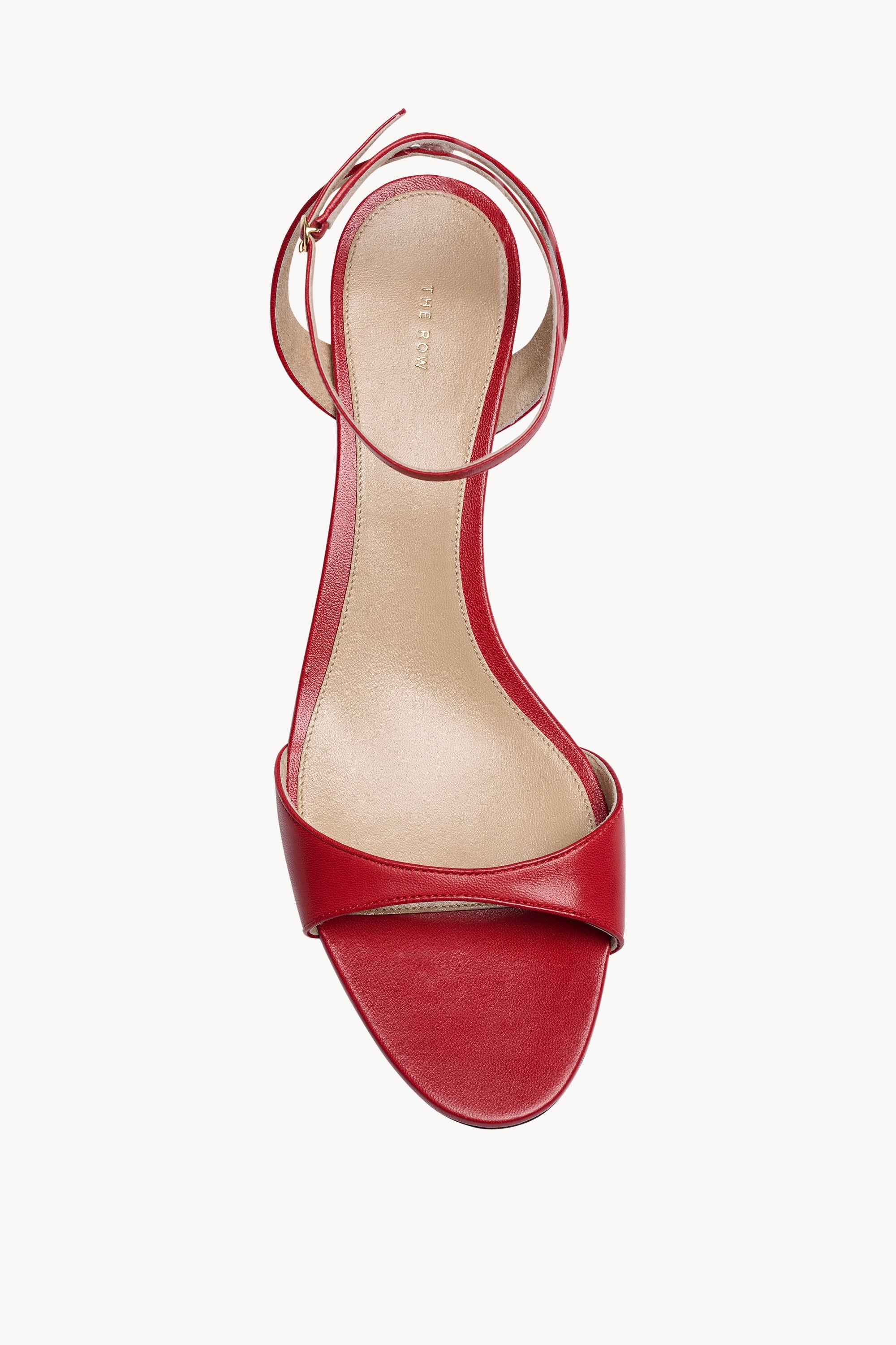 Vika Ankle Strap Kitten Heel in Leather - 3