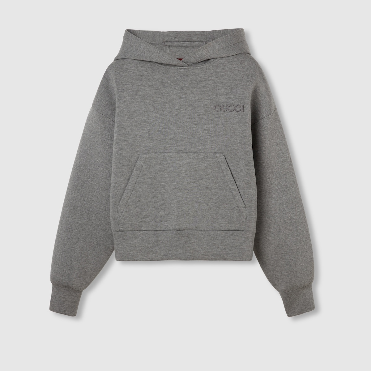 Viscose jersey hooded sweatshirt - 1