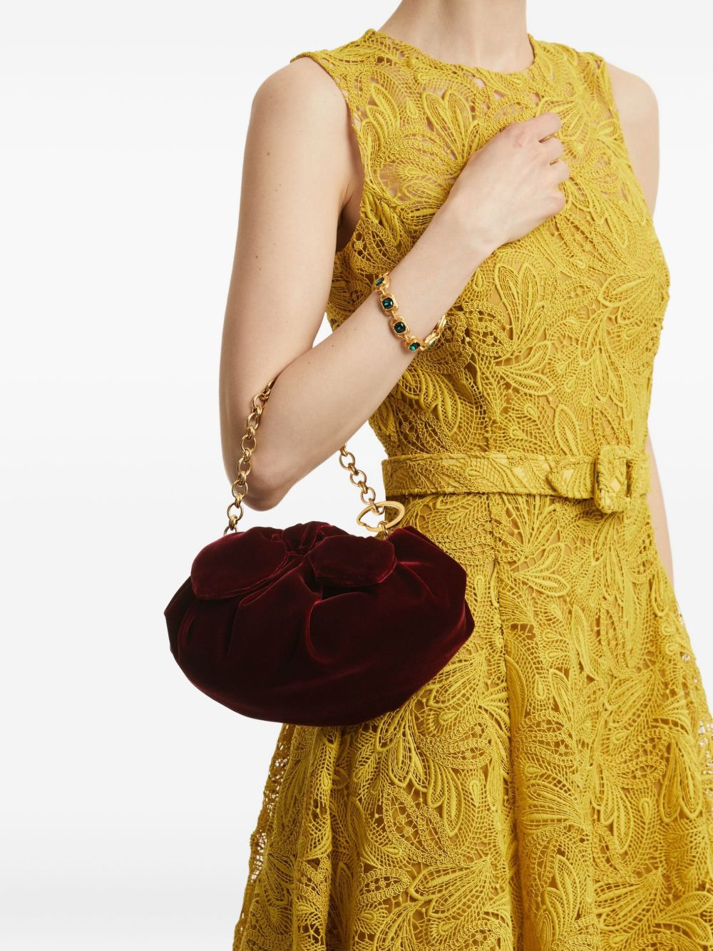 mini Bow clutch bag - 5