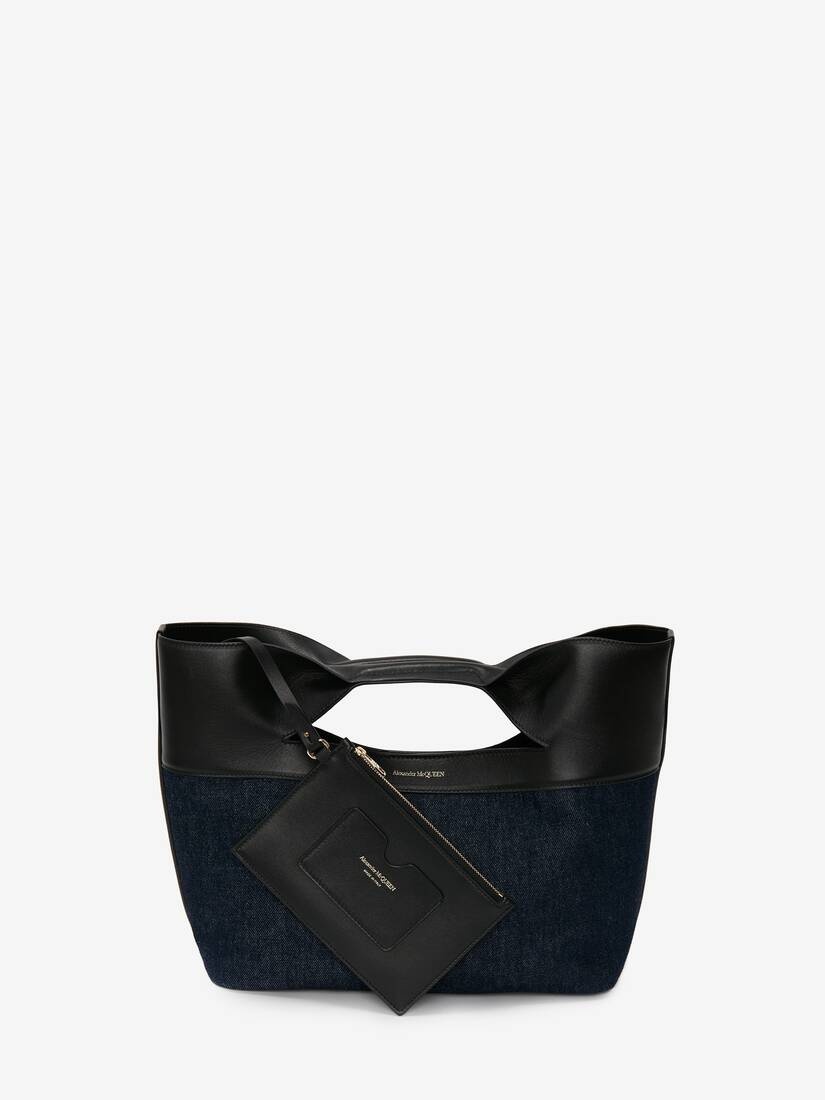 The Bow Small in Denim - 5