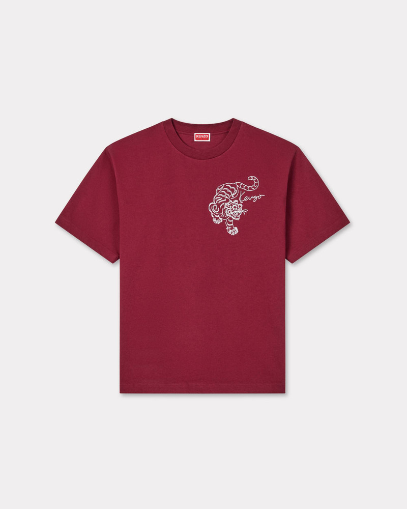 'KENZO Star Tiger' embroidered oversized T-shirt 1