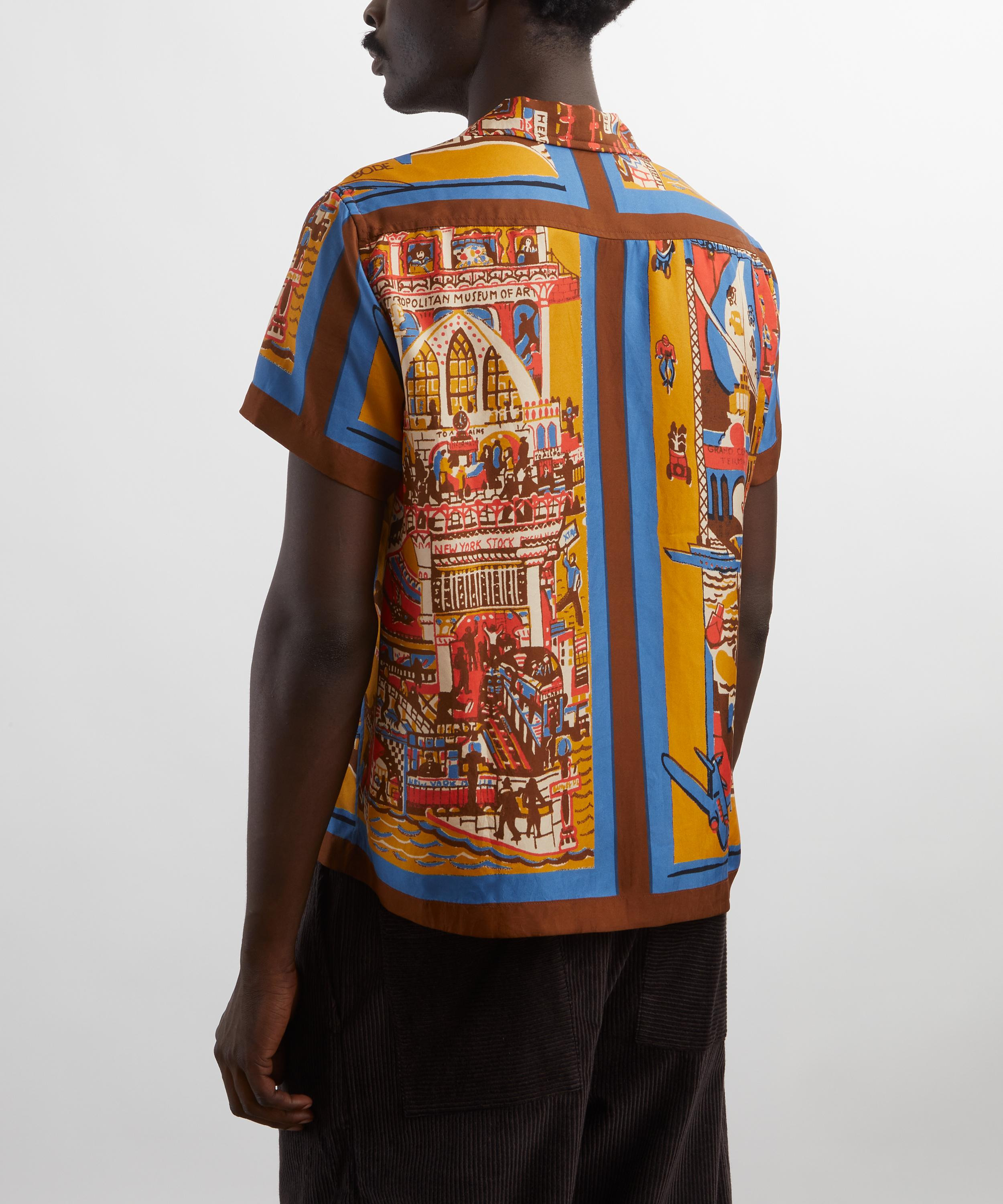 Manhattan Island Silk Short-Sleeve Shirt - 4