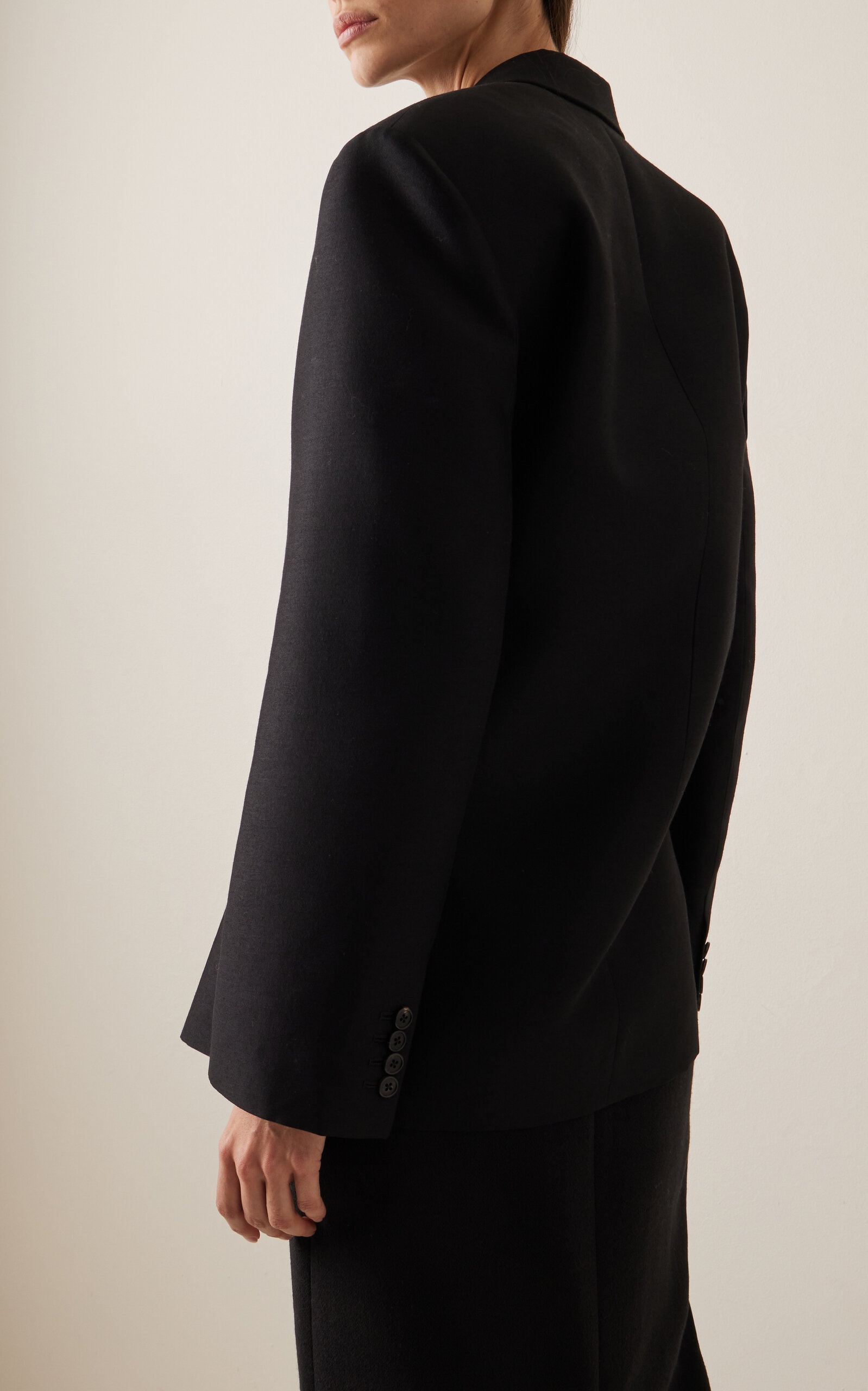 ジャケット THE ROW COSIMA DOUBLE-BREASTED WOOL AND SILK JACKET THE ROW Cosima oversized double-breasted wool and silk-blend