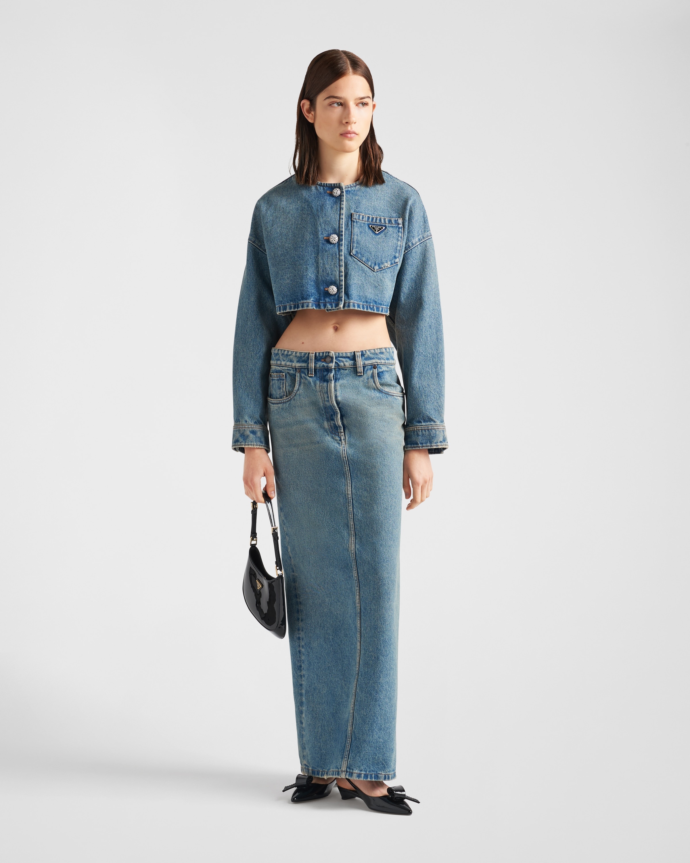 Denim maxi-skirt - 2