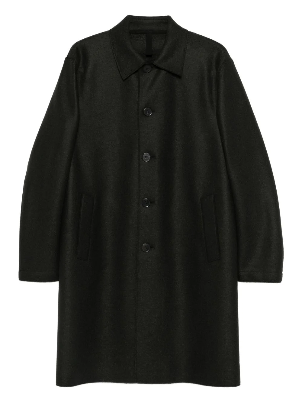 button-fastening coat - 1