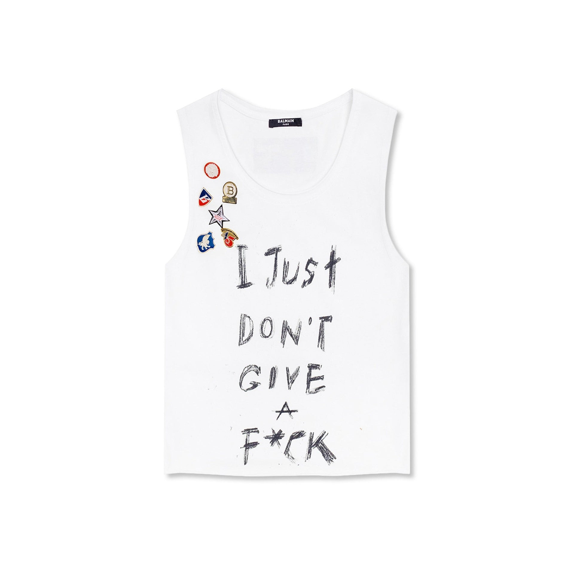 Balmain Printed Cotton Cropped T-Shirt Women - 5